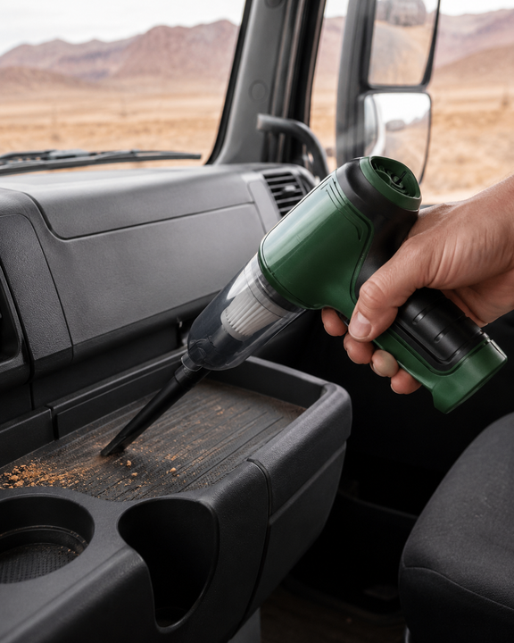 Mini Aspirapolvere Portatile 3 in 1 per Auto – Aspira, Soffia e Pulisce gli angoli più difficili