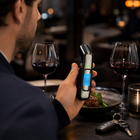 Rilevatore di Alcol Portatile con Display Digitale – Etilometro Tascabile per Auto